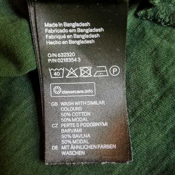 H&M Basic Green Crop Tank - Picture 4 of 4